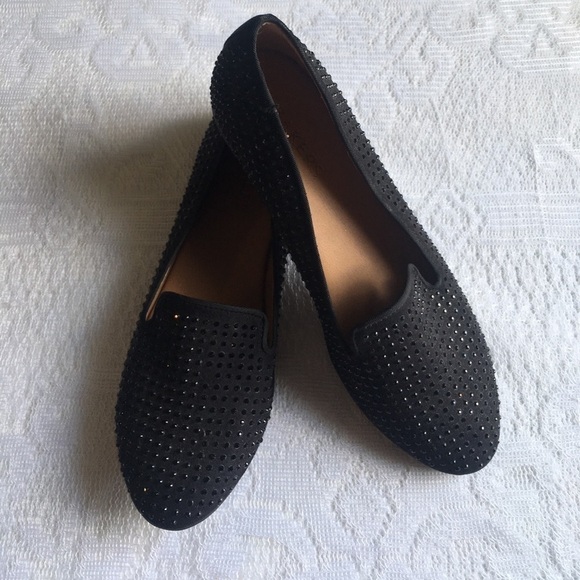 Bakers Shoes - New! Embellished Smoking Flats size 7